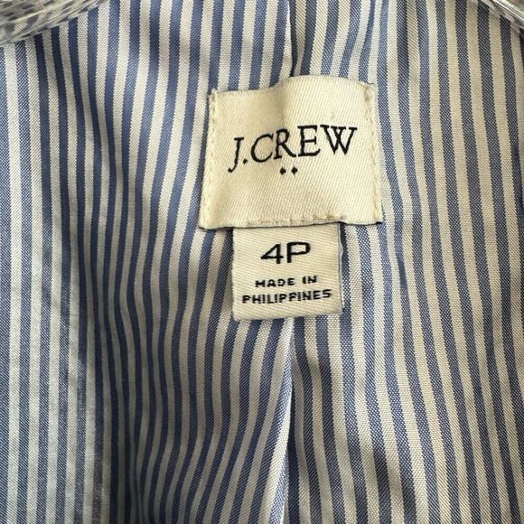 J. Crew Factory Petite Two Button Blazer Black Size 4P - Picture 3 of 5